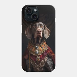 Majestic German Shorthaired Pointer - Medieval German Queen Phone Case