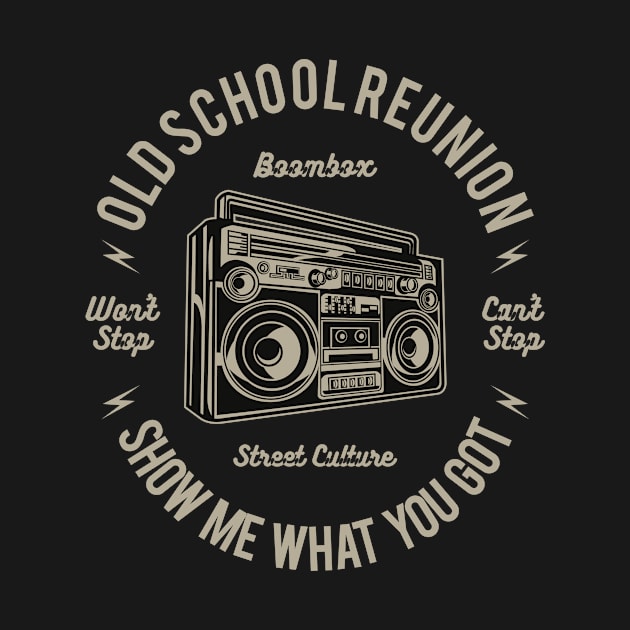 Boombox Old School by ChapulTee