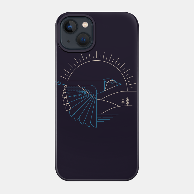 Blue Jay - Bird - Phone Case