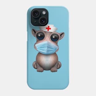 Cute Baby Hippo Nurse Phone Case