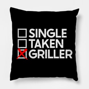 Single Taken Griller Pillow