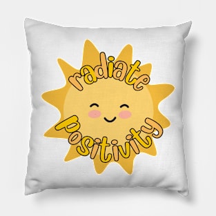 Radiate Positivity Sunshine Pillow