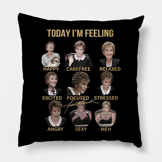 Judge Judy , Only Judy Can Judge, Judy Sheindlin Pillow by BanyakMau