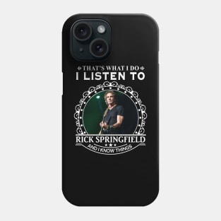 I LISTEN TO musician and actor. Phone Case