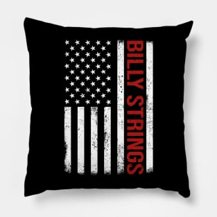 Graphic Billy Proud Name US American Flag Birthday Gift Pillow