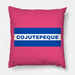 Cojutepeque City in El Salvador Flag Colors Pillow