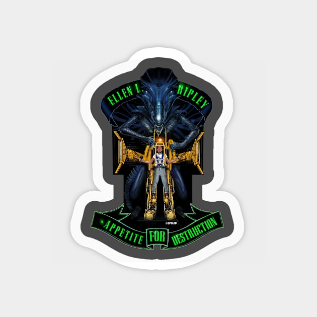 Ripley's Powerloader Magnet by spacelord