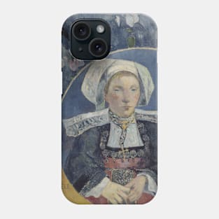 La Belle Angele by Paul Gauguin Phone Case