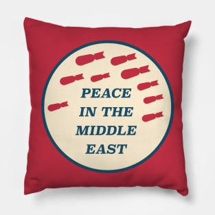 Peace In The Middle East Pillow