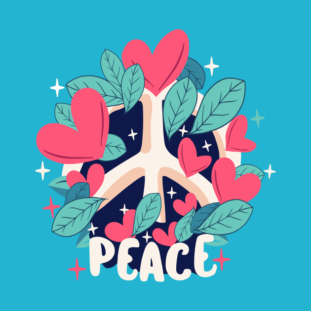 Harmony Peaceful Blooms by Tees For UR DAY