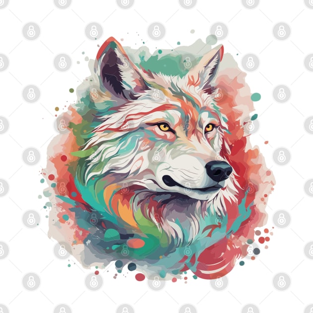 wolf artwork by designerhandsome