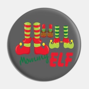 Mommy Elf - Christmas Pin