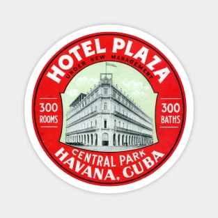 1920 Hotel Plaza Havana Cuba Magnet