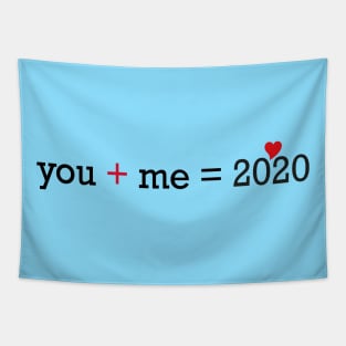 BEST ~ Lovely Happy New Year 2020 You and Me Design Tapestry