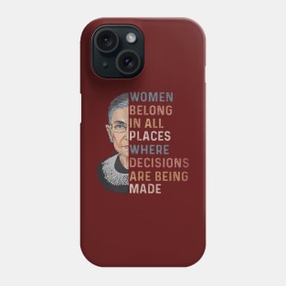 Ruth Bader Ginsburg Phone Case