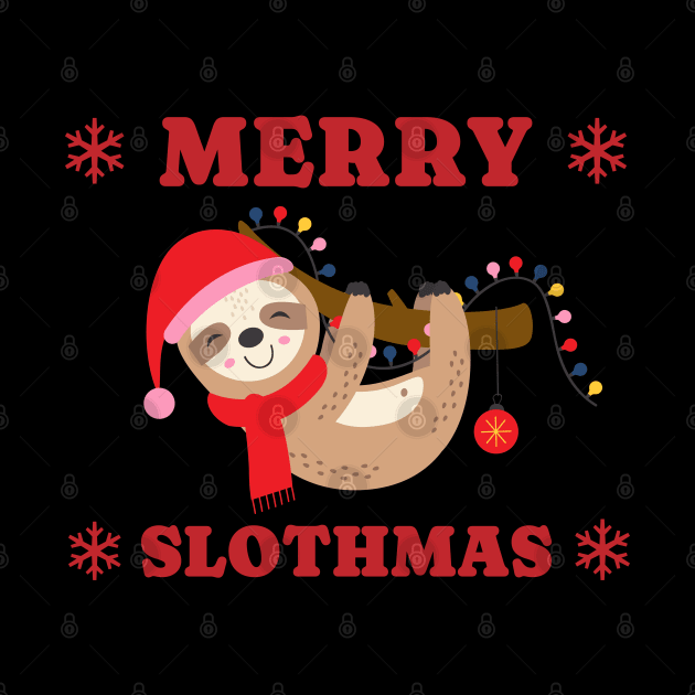 Merry Slothmas Christmas Lights by VisionDesigner