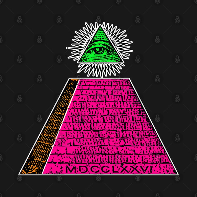 Illuminati Pyramid Design / Conspiracy Theorist by CultOfRomance