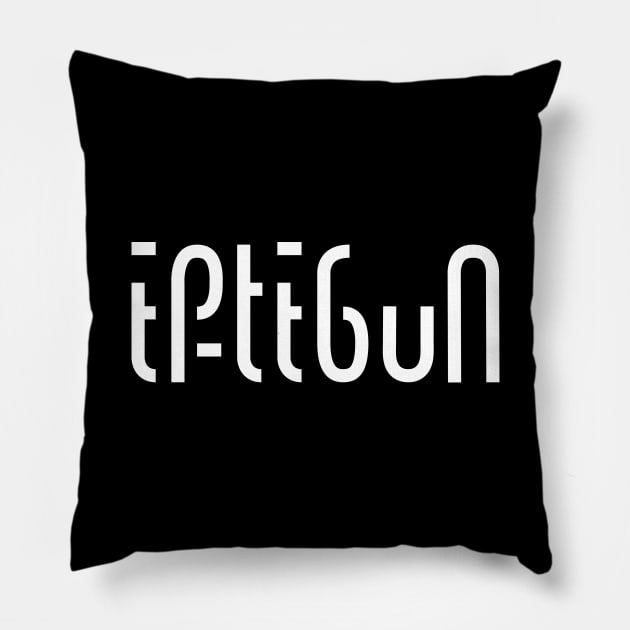 Who Am I? | Ertegun backstage tee Pillow by PinPom