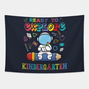 Ready to Explore kindergarten Astronaut Back to School Tapestry