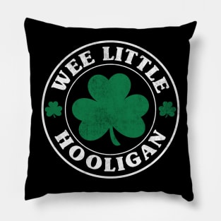 Wee Little Hooligan St Patrick's Day Pillow