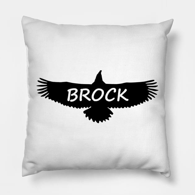 Brock Eagle Pillow by gulden