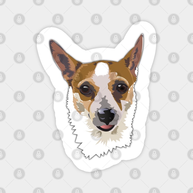 Rat Terrier Magnet by Indigoego