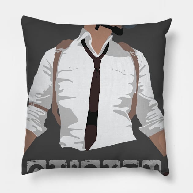 Chicken PUBG Pillow by TeePixelate