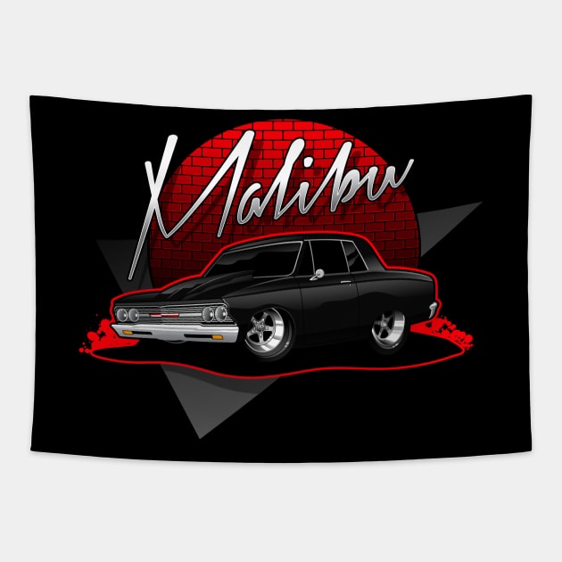 Chevy Malibu Tapestry by razrgrfx