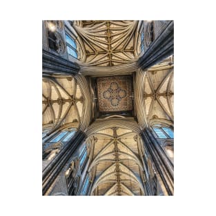 Intricately patterned ceiling at Westminster Abbey T-Shirt