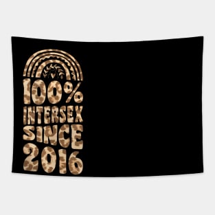 100 Percent Since 2016 Rainbow Birthday Tapestry