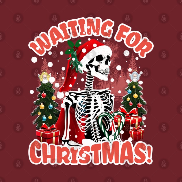 Skeleton Christmas Funny for Xmas Pajamas Skeletons Santa by alcoshirts