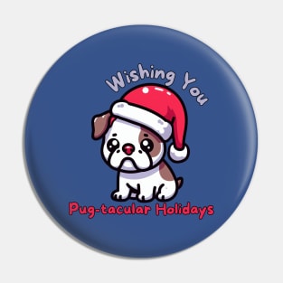 Pugmas Dog Christmas Pin