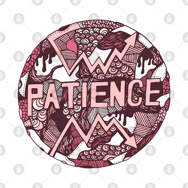 Pink and White Circle of Patience by kenallouis