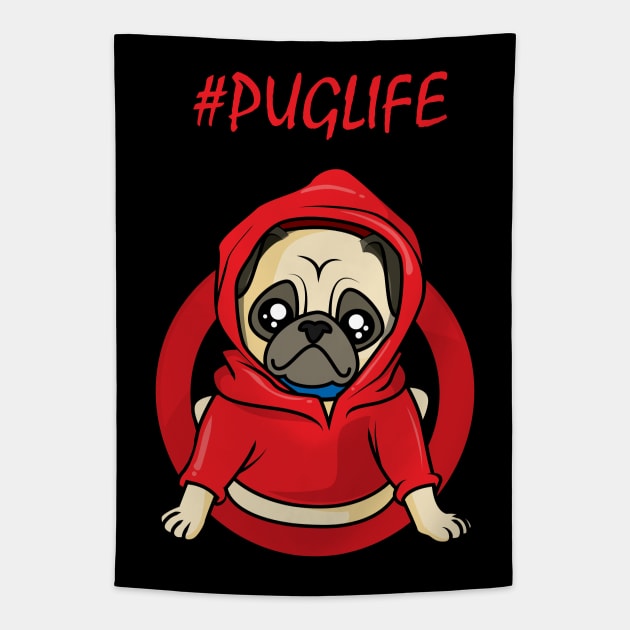 I did not choose the Puglife - the Puglife chose me Tapestry by SPAZE