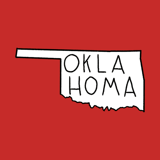 The State of Oklahoma - No Color by loudestkitten