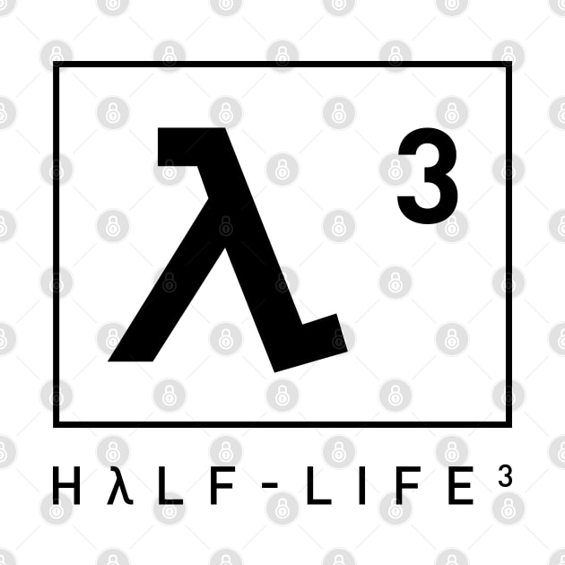 Half Life 3 Dark Lambda Symbol by Hataka