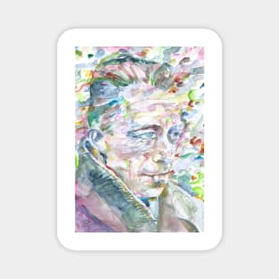 ALBERT CAMUS watercolor portrait .4 Magnet