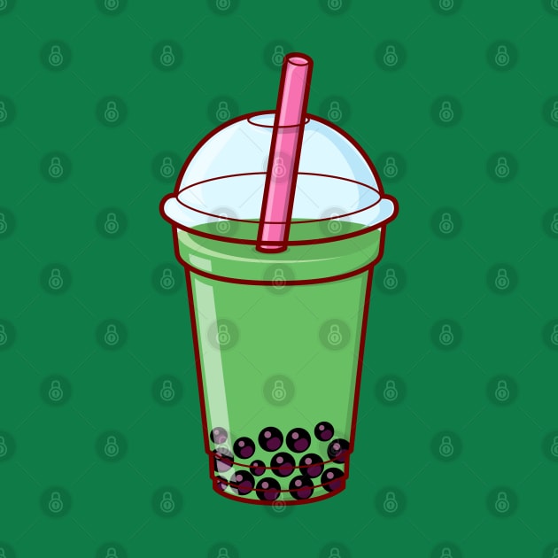 Matcha Bubble Tea by Hixon House