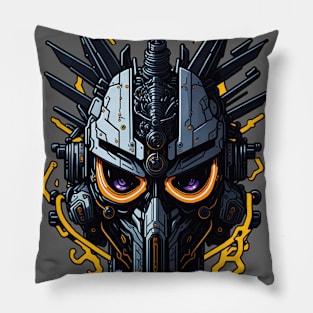 Mecha Skull S03 D25 Pillow