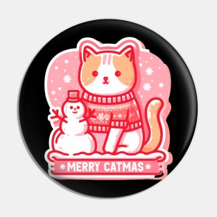 Merry CatMas Pin