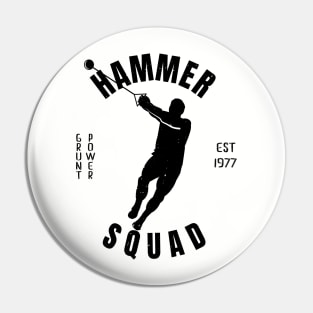 Mens Athletics Hammer Squad Athlete Gift Pin