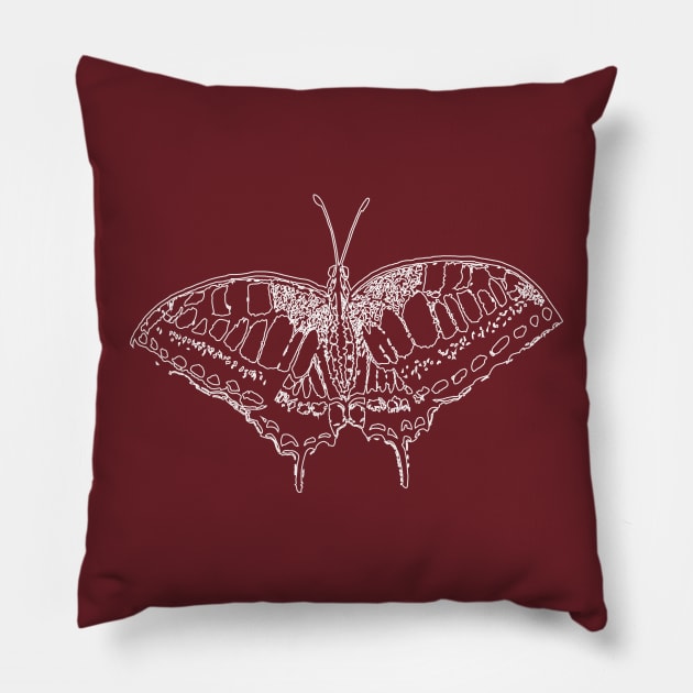 Swallow tail butterfly Pillow by MarjolijndeWinter