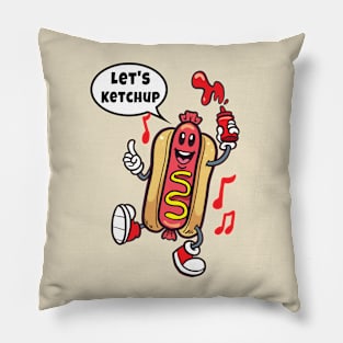 Lets Ketchup Pillow