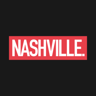 Nashville, Tennessee Red Block T-Shirt