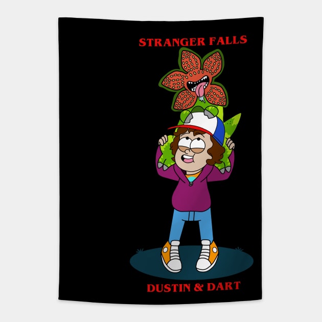 Stranger Things Dustin & Dart Kids Printed T-Shirt Various Sizes Available