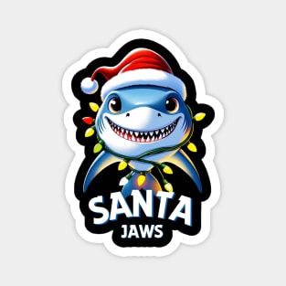 Santa Jaws - Christmas shark Magnet