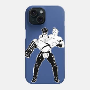 Daddy’s got you!…. Black & white Phone Case