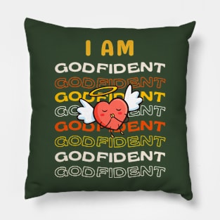 I am Godfident, Christian Teen Gift Pillow