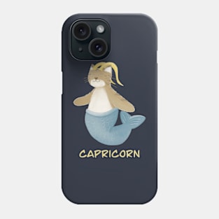 Capricorn cat zodiac sign Phone Case