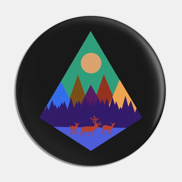 Mountain Scene #5 Pin by RockettGraph1cs